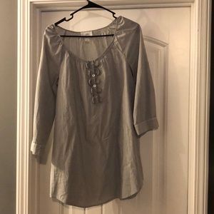 A striped tunic for LOFT. Women’s size Medium.